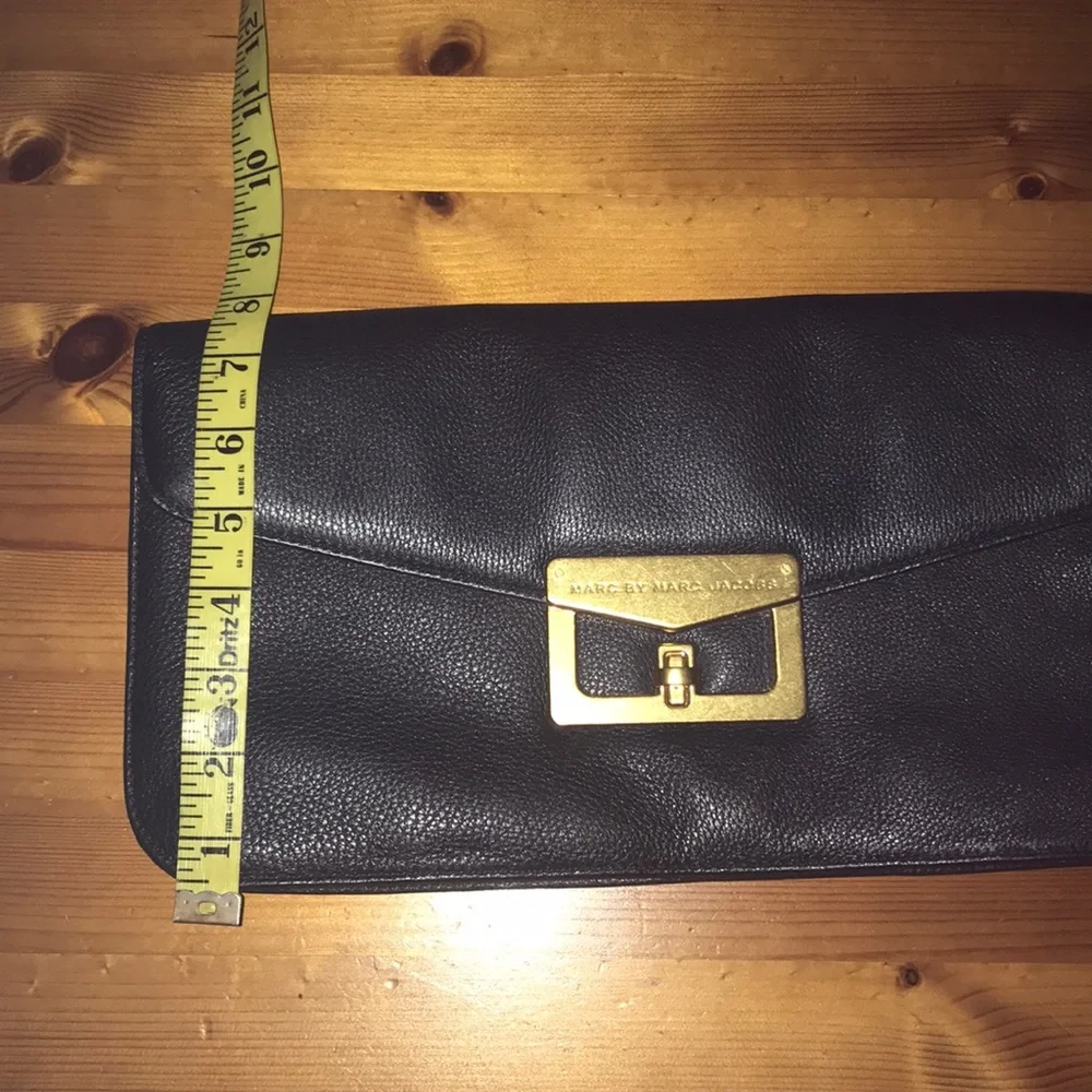 Marc By Marc Jacobs Black Clutch with Gold Accent - Picture 5 of 5